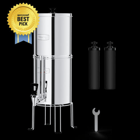 Waterdrop 2.25-gallon King Tank Gravity Water Filter System, With Stand